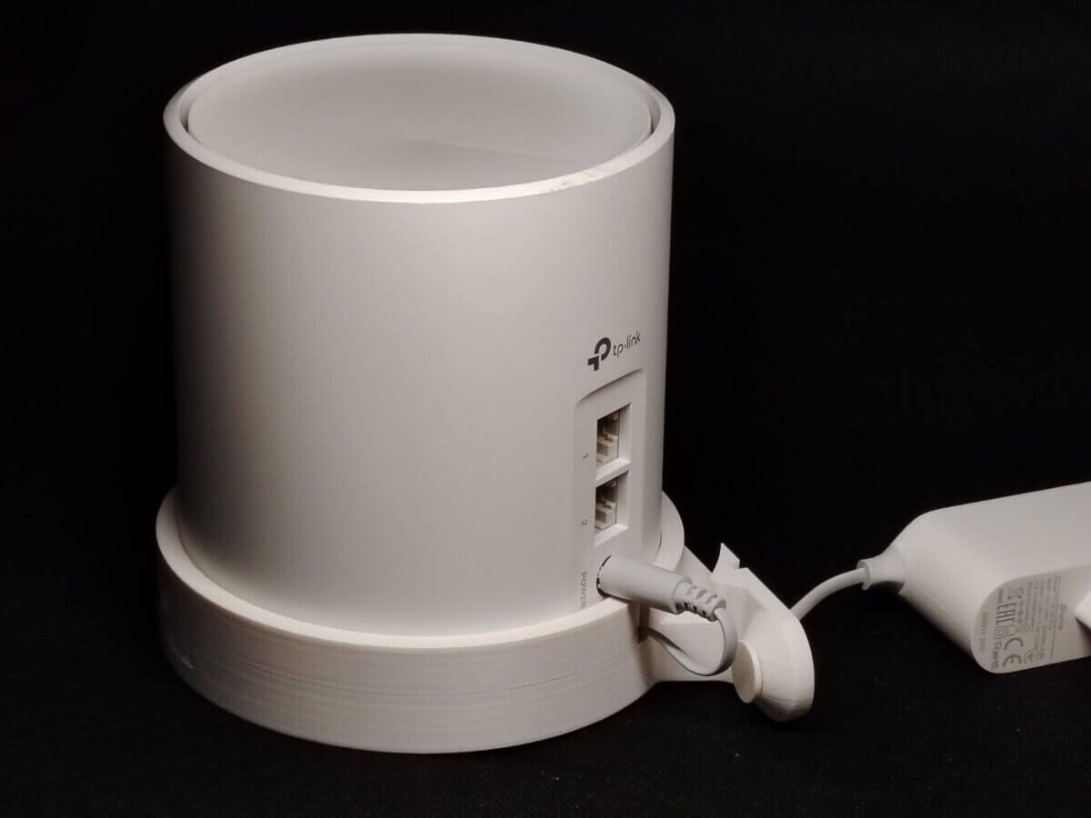 Deco X10 X20 TP-Link 3D Printed wall mount base - Image 2