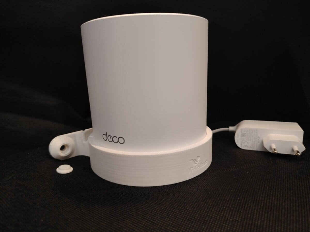 Deco X10 X20 TP-Link 3D Printed wall mount base - Image 3