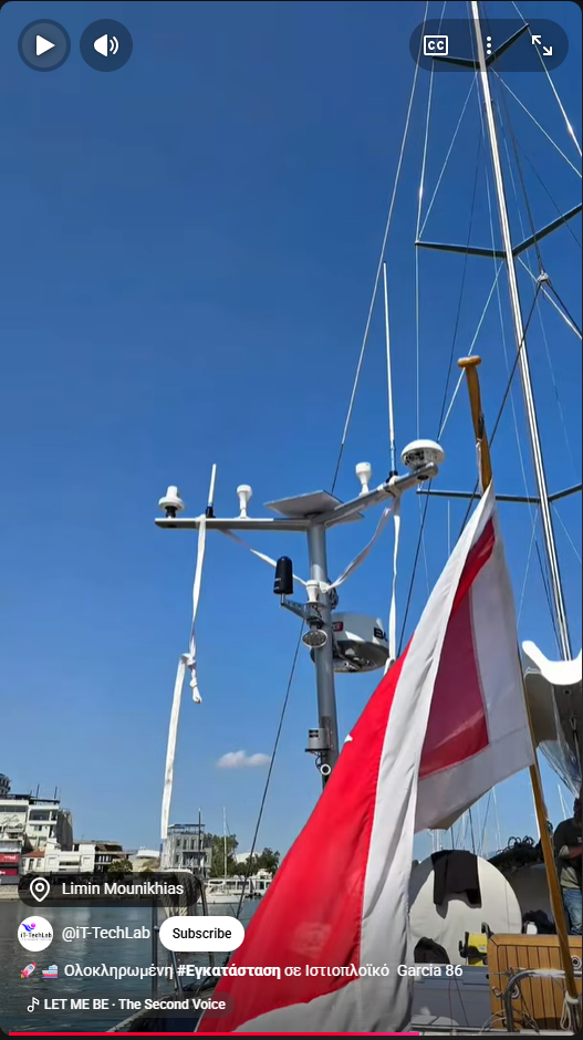 🚀🚢 Ολοκληρωμένη #Eγκατάσταση σε Ιστιοπλοϊκό  Garcia 86  •Τοποθέτηση Peplink B One 5G για λειτουργία load balancing / failover μεταξύ 5G και Starlink. •Τοποθέτηση Peplink HD1 Dome Pro 5G •Τοποθέτηση Peplink AP One AX / Access Point •Τοποθέτηση #STARLINK.  •Συνολική επέκταση δικτύου με 120 μέτρα καλωδίωση για την κάλυψη όλων των αναγκών του σκάφους με καλωδίωση. •Πρόγραμμα περιήγησης. •Προμήθεια εξοπλισμού.
